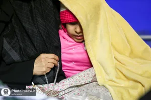 حضور نوجوانان دهه هشتادی در مراسم احیا ماه مبارک رمضان
