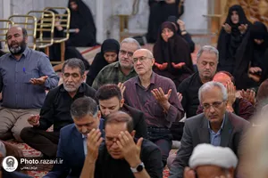 تشرف اعضای هیأت علمی دانشگاه&zwnj;های مشهد به حرم مطهر رضوی