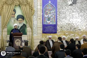 مراسم عمامه&zwnj;گذاری طلاب حوزه علمیه خراسان