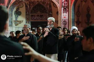 عزاداری هیئات مذهبی استان سمنان در حسینیه حرم