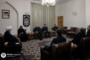 دیدار وزرای امور خارجه و راه و شهرسازی با تولیت آستان قدس رضوی