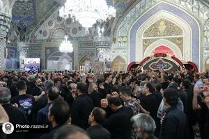 اجتماع بزرگ عاشورائیان در حرم مطهر رضوی