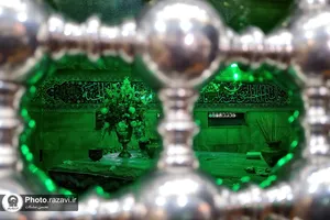 حال و هوای حرم حضرت معصومه در روز شهادت حضرت زهرا(سلام الله علیها)