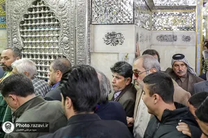 گرامیداشت روز عصای سفید در حرم مطهر رضوی