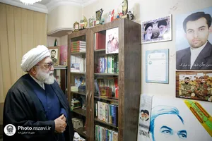 دیدار تولیت آستان قدس رضوی با خانواده شهدا