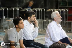 مراسم بزرگداشت شهید الداغی در حرم مطهر رضوی