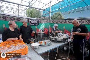 بازدید تولیت آستان قدس رضوی از موکب بنیاد رضوی