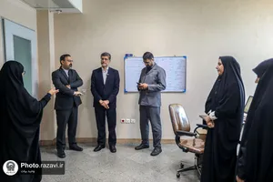 حضور قائم مقام تولیت آستان قدس رضوی در موسسه قدس و خراسان