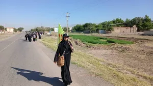 قافله عشق و انتظار از البرز راهی طوس شد/ گزارش تصویری