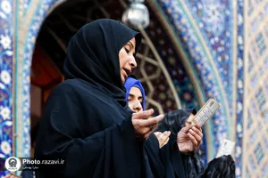 اقامه نماز عید سعید قربان در حرم مطهر رضوی-١