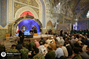 مراسم سالگرد ارتحال امام خمینی (ره) در حرم مطهر رضوی