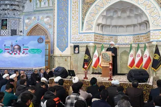 اجتماع همبستگی ملی در حرم امام رضا علیه‌السلام