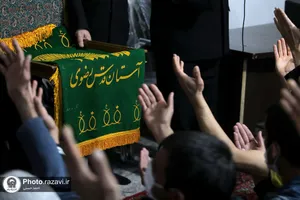 حضور خدام حرم مطهر رضوی در کمپ ماده 16 آقایان
