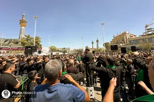 عزاداری رحلت پیامبر اکرم(ص) و شهادت امام حسن مجتبی(ع) در مشهد