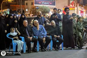 موکب خدمت رسانی جوانان رضوی در خیابان امام رضا علیه&zwnj;السلام