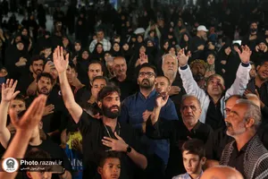 عزاداری دهه آخر صفر در حرم مطهر رضوی