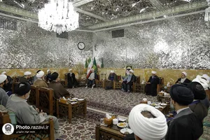 دیدار جمعی از روحانیون با تولیت آستان قدس رضوی