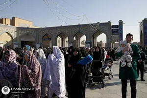اقامه نماز عید سعید فطر در حرم مطهر رضوی