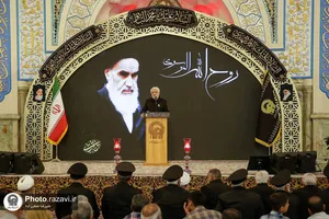 مراسم سالگرد ارتحال امام خمینی (ره) در حرم مطهر رضوی