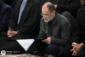 مجلس ترحیم آیت الله امامی کاشانی در حرم مطهر رضوی