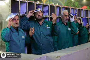 مراسم احیا شب بیست و یکم ماه مبارک رمضان در حرم مطهر رضوی-3