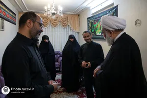 دیدار تولیت آستان قدس رضوی با خانواده شهدای حملات تروریستی رژیم صهیونیستی