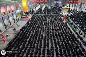 مراسم شام غریبان امام حسین(علیه&zwnj;السلام) در حرم مطهر رضوی
