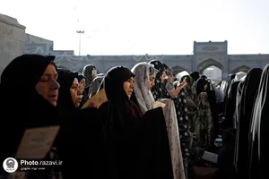 اقامه نماز عید سعید فطر در حرم مطهر رضوی