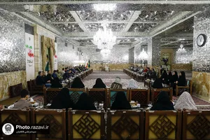دیدار اساتید دانشگاه هنر تهران با تولیت آستان قدس رضوی