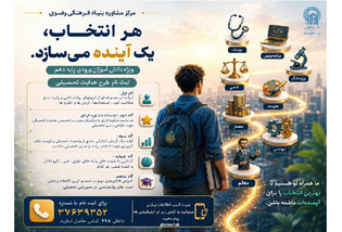 آغاز ثبت‌نام هدایت تحصیلی بنیاد فرهنگی رضوی ویژه دانش‌آموزان ورودی پایه دهم