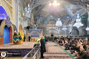 بزرگداشت سومین سالگرد شهادت سردار سلیمانی در حرم مطهر رضوی - 3