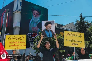 تشییع پیکر رهبر شهید انقلاب در مشهد مقدس-2