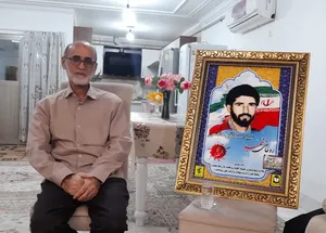 تجلیل خادمیاران رضوی از خانواده ایثارگر بابلی