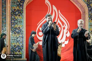 آیین ابوقربه، لیله العباس در حرم مطهر رضوی