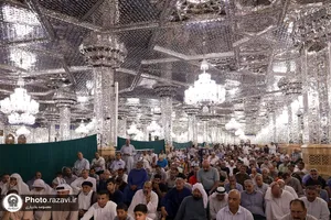 قرائت دعای عرفه ویژه زائران غیر ایرانی در حرم مطهر رضوی