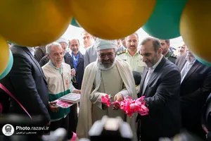 آیین افتتاح مدرسه امام رضا علیه&zwnj;السلام در جوانرود کرمانشاه