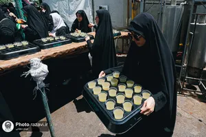 موکب بسیج آستان قدس رضوی در دهه اول محرم
