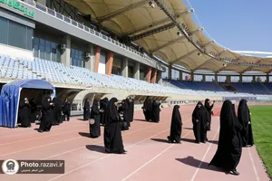بازدید خدمه خواهر از باغ اردوگاه خاتون و موسسه تربیت بدنی
