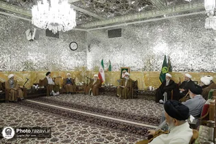 دیدار ائمه جماعات حرم امام رضا(علیه‌السلام) با تولیت آستان قدس رضوی