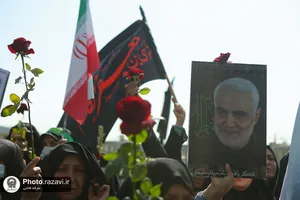 عزاداری زنان نوغان در حرم مطهر رضوی