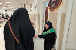 پناهگاهِ سبزِ سلامت؛ روایت مادری که در دارالشفای حرم مطهر، مشقِ عشق می‌کند
