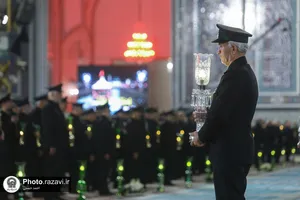 آئین خطبه&zwnj;خوانی شب عاشورا در حرم مطهر رضوی-2