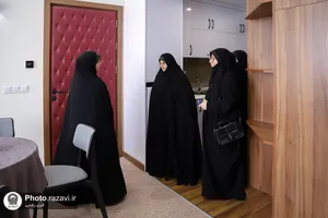 بازدید کارکنان آستان قدس رضوی از زائرسرای رضوی
