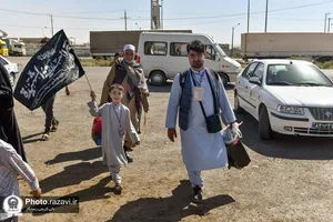 خدمت رسانی به زائران اربعین حسینی در مرز دوغارون