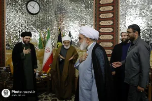 دیدار طلاب فعال فضای مجازی با تولیت آستان قدس رضوی