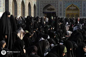 قرائت دعای ام داوود در حرم مطهر رضوی-1