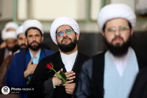آیین اذن اعزام کاروان زیر سایه خورشید در حرم مطهر رضوی