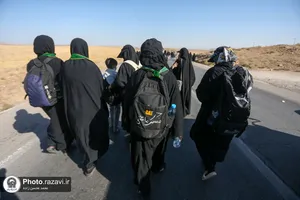 زائرین پیاده حضرت رضا علیه&zwnj;السلام - محور نیشابور