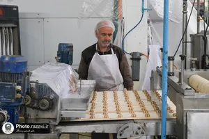بازدید کارکنان آستان قدس رضوی از شرکت صنایع غذایی رضوی