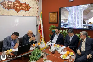 بازدید شهردار مشهد از فعالیت&zwnj;های عمرانی حرم مطهر رضوی